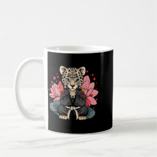 Taza De Café Taekwondo Leopardo Kickboxing Animall Jiu-Jitsu