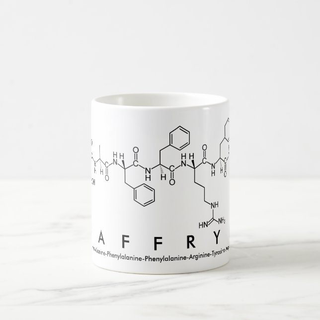 Taza De Café Taffryn peptide nombre mug (Centro)