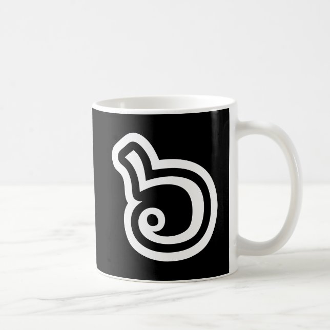 Taza De Café Tailandia Número 6 / Seis / ๖ (Ho/Hok) Idioma tail (Derecha)