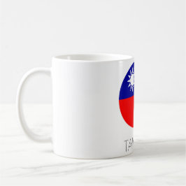 Taza De Café Taiwan Flag Travel Mug