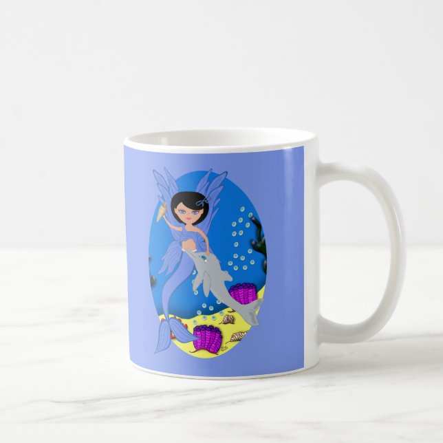 Taza De Café Takara el Merfaery y el hongo delfín (Derecha)