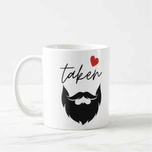 Taza De Café Taking Beard Funny El día de San Valentín