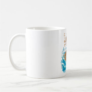 Taza De Café Takoyaki en la ola