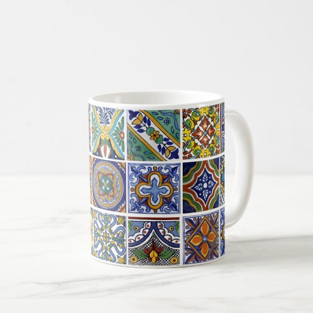 Taza De Café Talavera Tiles Mug (Anverso derecho)