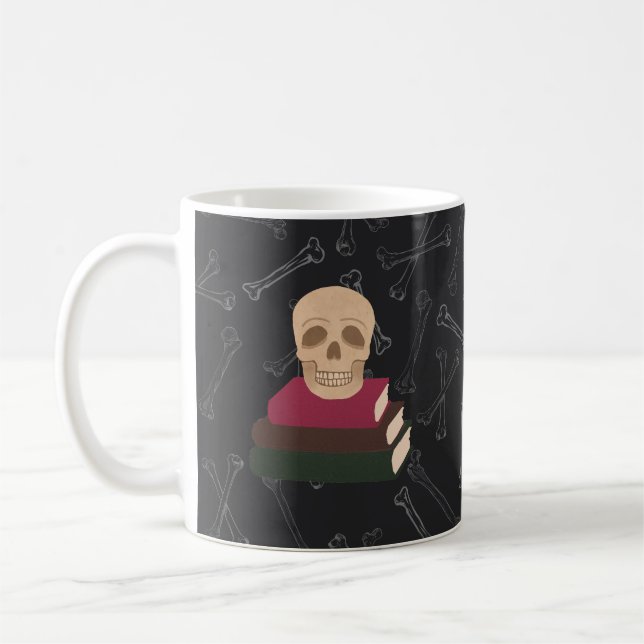 Taza De Café Tales of the Dead Gothic Skull Mug | Custom Horror (Izquierda)