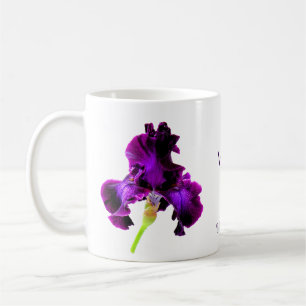 Taza De Café Tall Beared Iris Coffee Mug