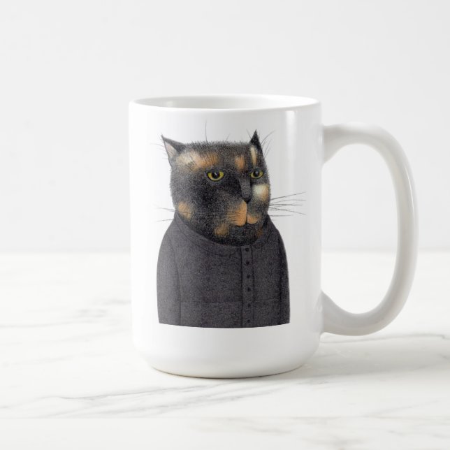 Taza De Café Tall White Mug (Derecha)