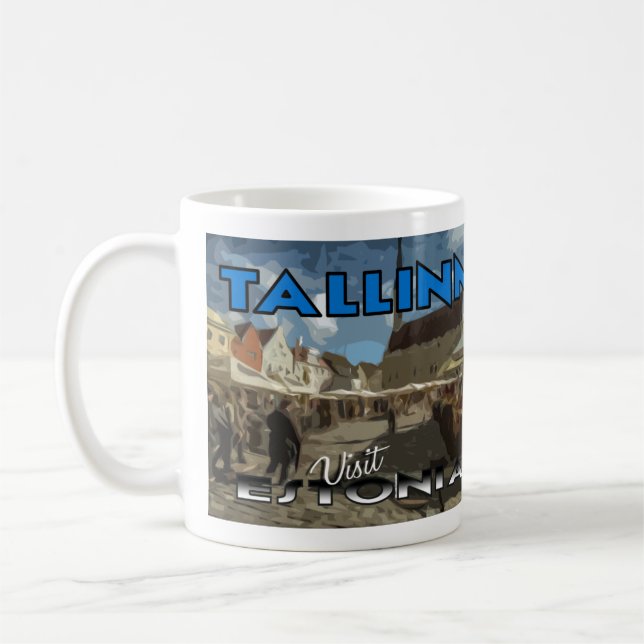 Taza De Café Tallin, Estonia, amo (Izquierda)
