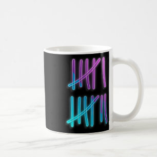 Taza De Café Tally Marks 67 Meme Colorido Contando 6 7 Brainrot
