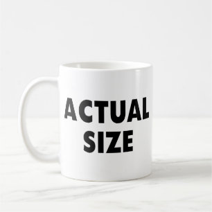 Taza De Café Tamaño real