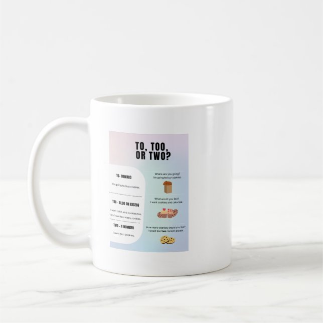 Taza De Café También a dos gramaticales (Izquierda)