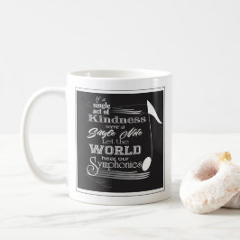 Taza De Café Tambor de café de nota musical