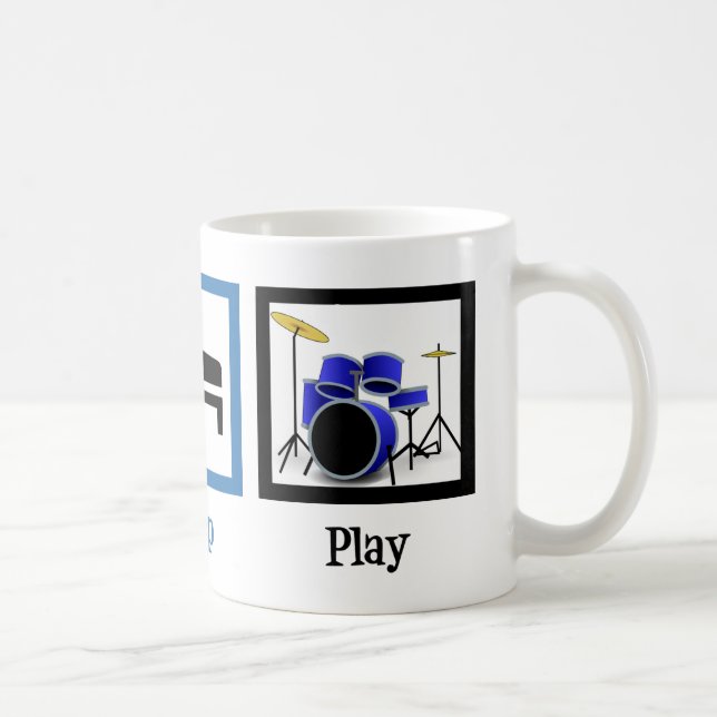 Taza De Café Tambores de juego de sueño para comer (Derecha)