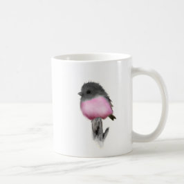 Taza De Café Tambores de pájaros rosados Robin