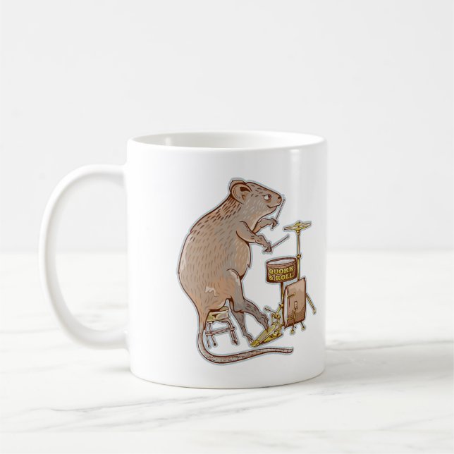 Taza De Café Tambores de Quokka (Izquierda)