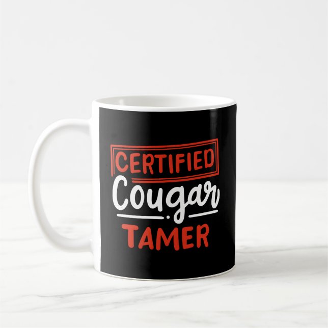 Taza De Café Tamer de Cougar certificado para Cougar Hunter (Izquierda)