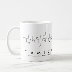 Taza De Café Tamica peptide nombre mug