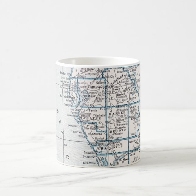 Taza De Café Tampa a Ft. Myers Mug (Centro)