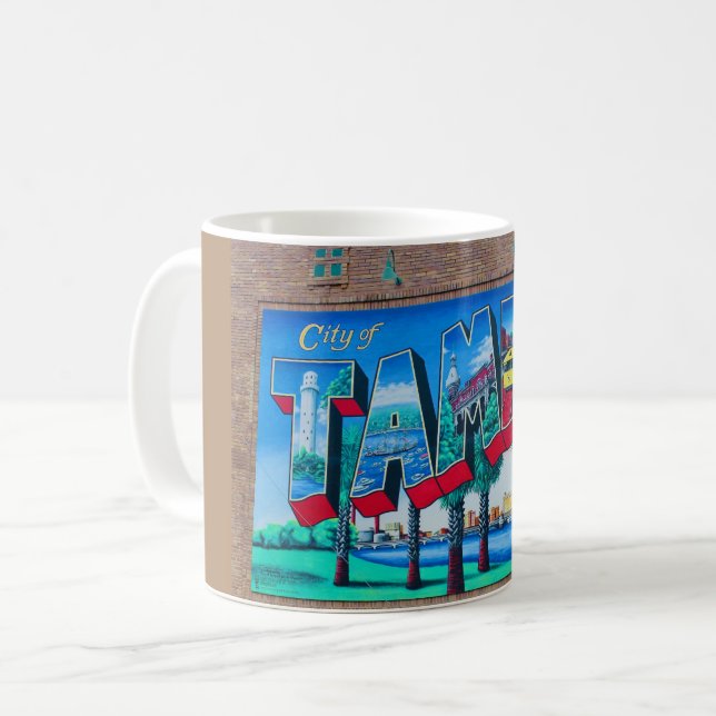 Taza De Café Tampa Florida (Anverso izquierdo)