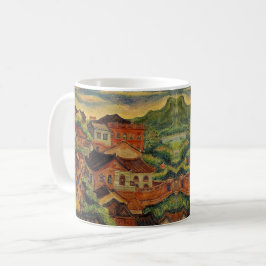 Taza De Café Tamsui y Chen Cheng-Po/Taiwan oficina de arte vint