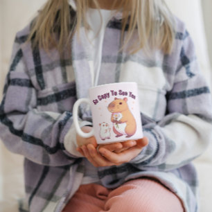 Taza De Café Tan Capaz De Verte - Arte Cute De Capibara