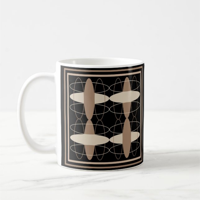 Taza De Café Tan en negro (Izquierda)