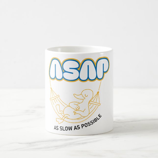 Taza De Café Tan lento como sea posible (Centro)