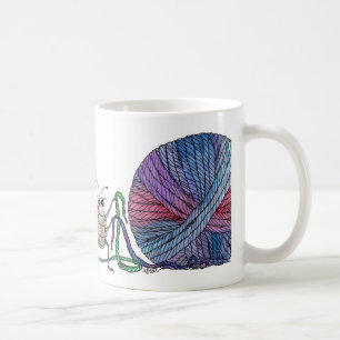 Taza De Café Tan muchos extremos flojos… mariquita e hilado