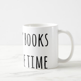 Taza De Café Tan muchos libros tan poca hora