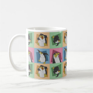 Taza De Café ¡Tan muchos pingüinos!