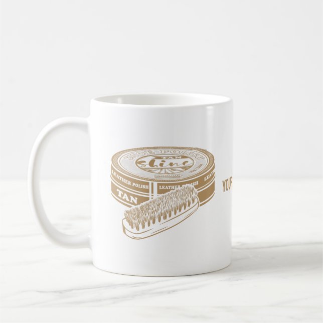 Taza De Café Tan shoepolit arte pop (Izquierda)