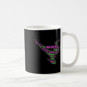 Taza De Café Tang Soo Do Chicas Karate Trabajo De Capacitación 