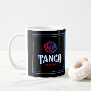 Taza De Café Tango argentino Buenos Aires Fileteado Porteño