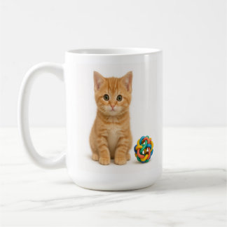 Taza De Café Tangy Trouble - Naranja Tabby Kitten