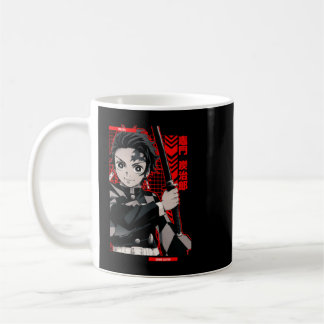 Taza De Café Tanjiro = DEMON SLAYER = Anime Star Edition -Rojo-
