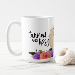 Taza De Café Tanned and Tipsy