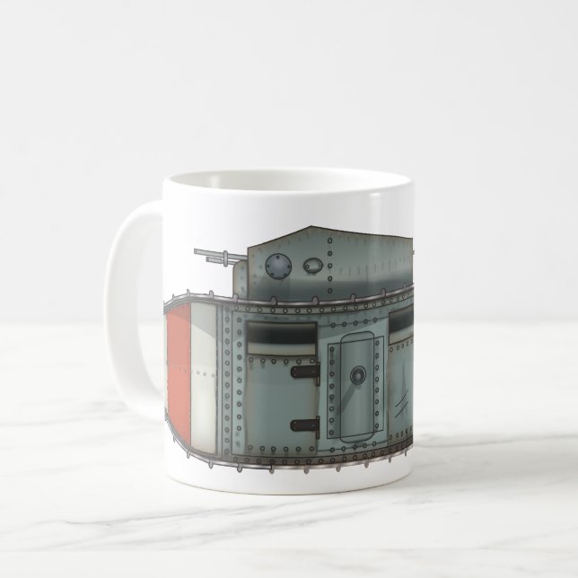 Taza De Café Tanque británico Mark 1 (Anverso izquierdo)