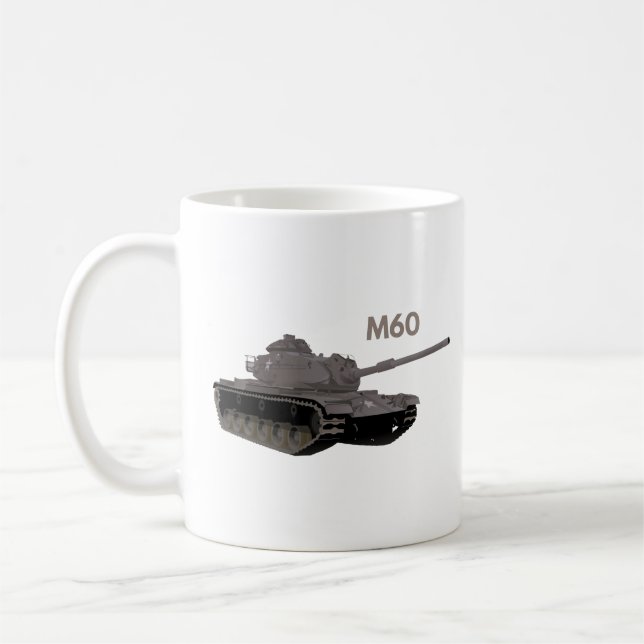 Taza De Café Tanque de batalla americano M60 (Izquierda)