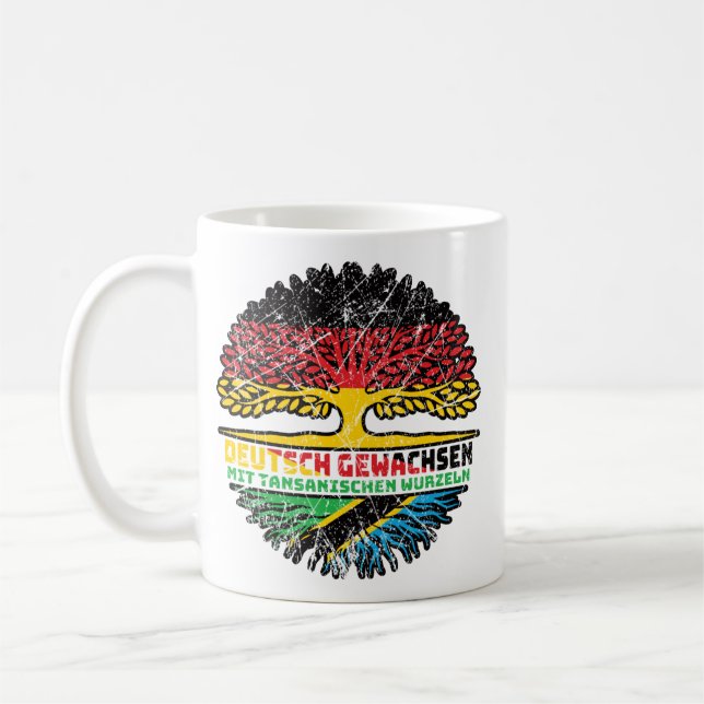 Taza De Café Tansania Tansanisch Deutsch (Izquierda)