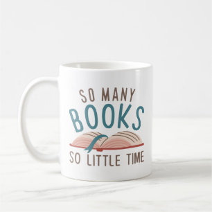 Taza De Café Tantos Libros Tan Poco Tiempo