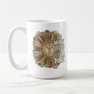 Taza De Café Tantos Libros, Tan Poco Tiempo Amante de Libros An