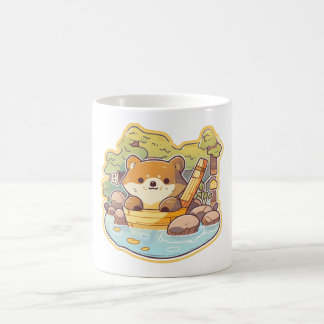 Taza De Café Tanuki de baño japonés