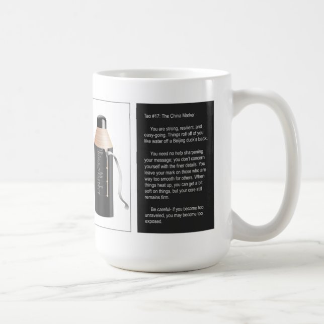 Taza De Café Tao #17 - El marcador de China (Derecha)