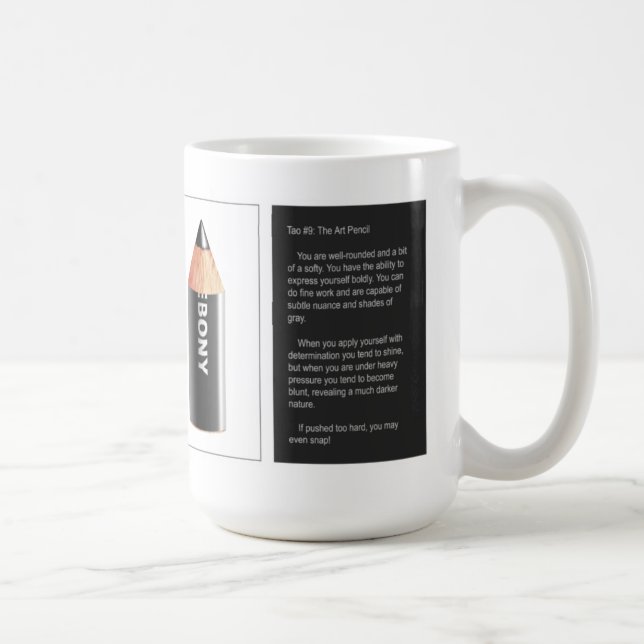 Taza De Café Tao #9 - El lápiz del arte (Derecha)