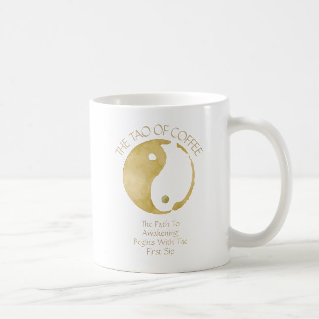 Taza De Café Tao de café café Mug (Derecha)