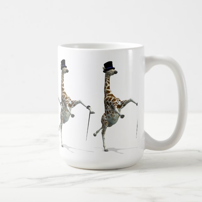 Taza De Café Tap Dancing Giraffe (Derecha)