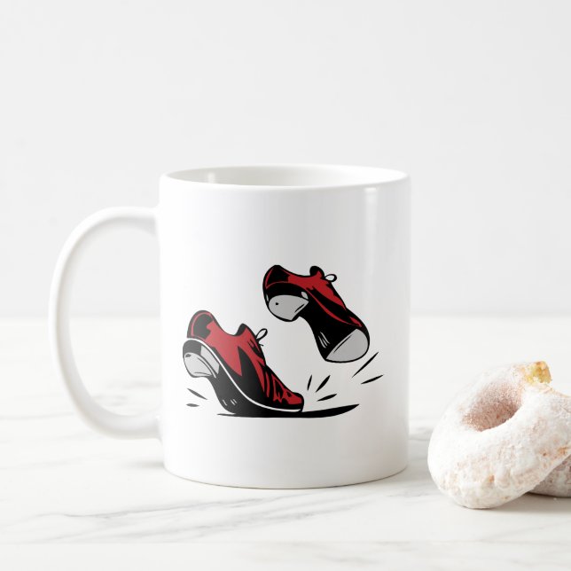 Taza De Café Tap Dancing Shoes (Con donut)