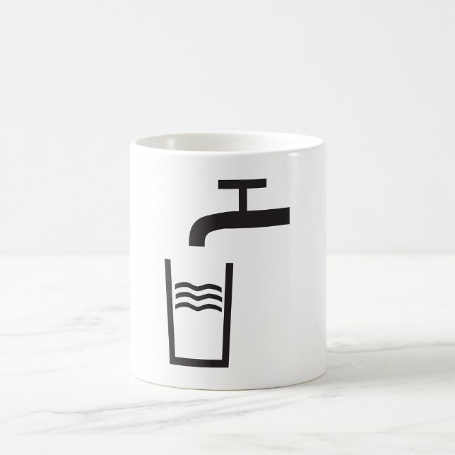 Taza De Café Tap Water Symbol (Subido por el creador)