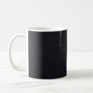 Taza De Café Tapa de la superficie de arena de patrón negro