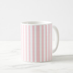 Taza De Café Tapa rosa y blanca